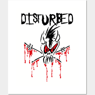 disturbed metal forever Posters and Art